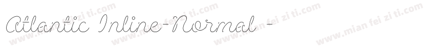 Atlantic Inline-Normal手机版字体转换